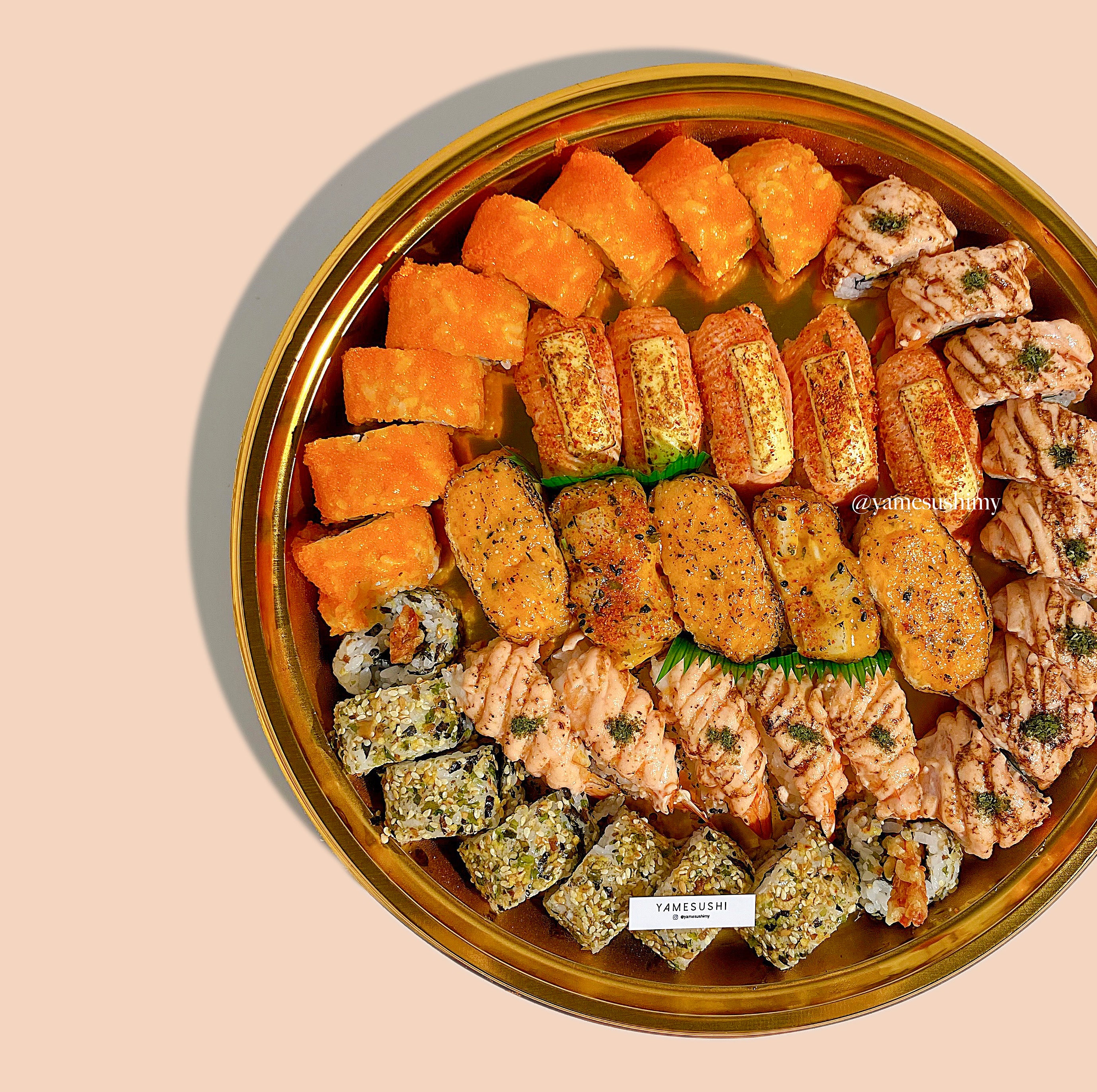 Golden Sushi Platter Series