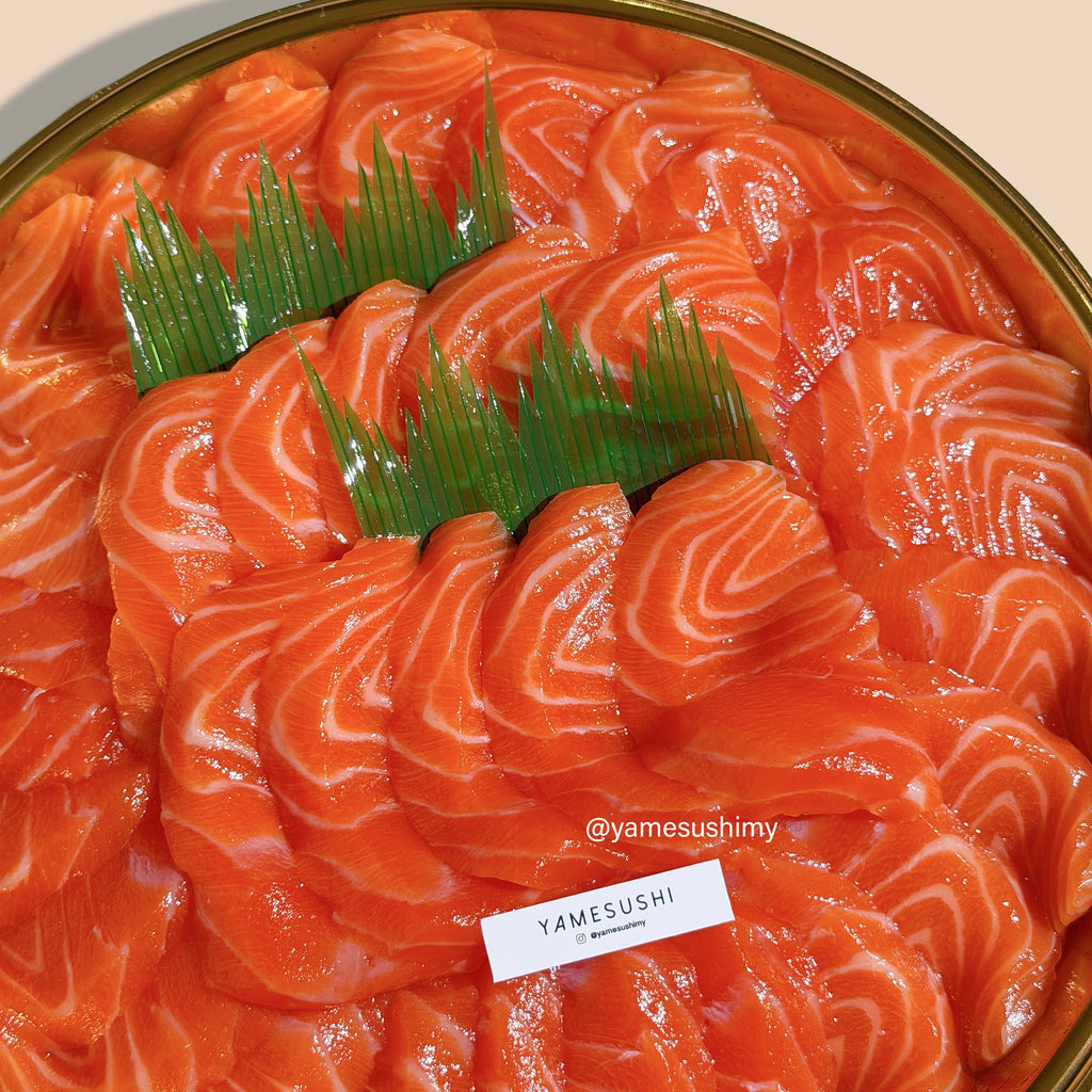 Salmon Sashimi Platter (35 pcs)