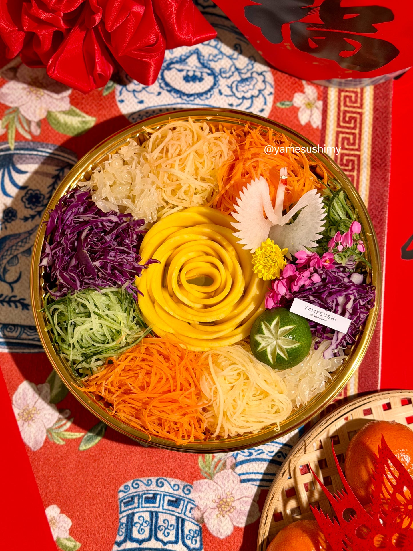 2026 鹤彩缤纷 CRANE Mango Yee Sang (Regular Size)