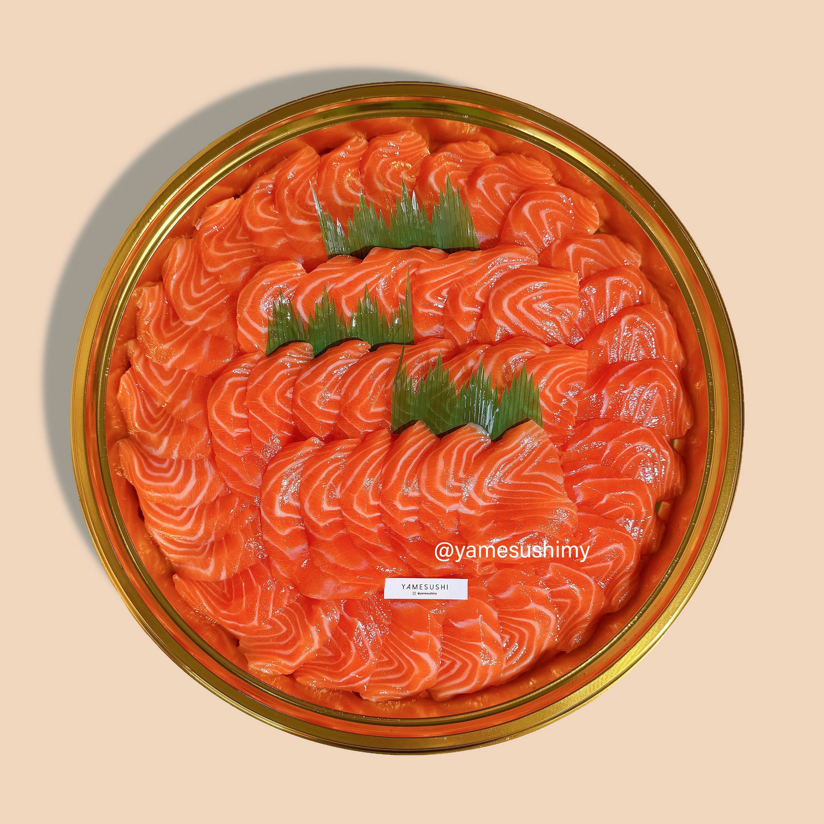 Salmon Sashimi Platter (50 pcs)