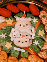2025 Christmas - Beary Snowman Christmas Golden Platter