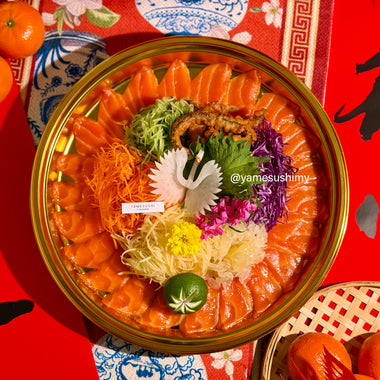 2026 鹤彩缤纷 CRANE Salmon Sashimi Yee Sang (Regular Size)