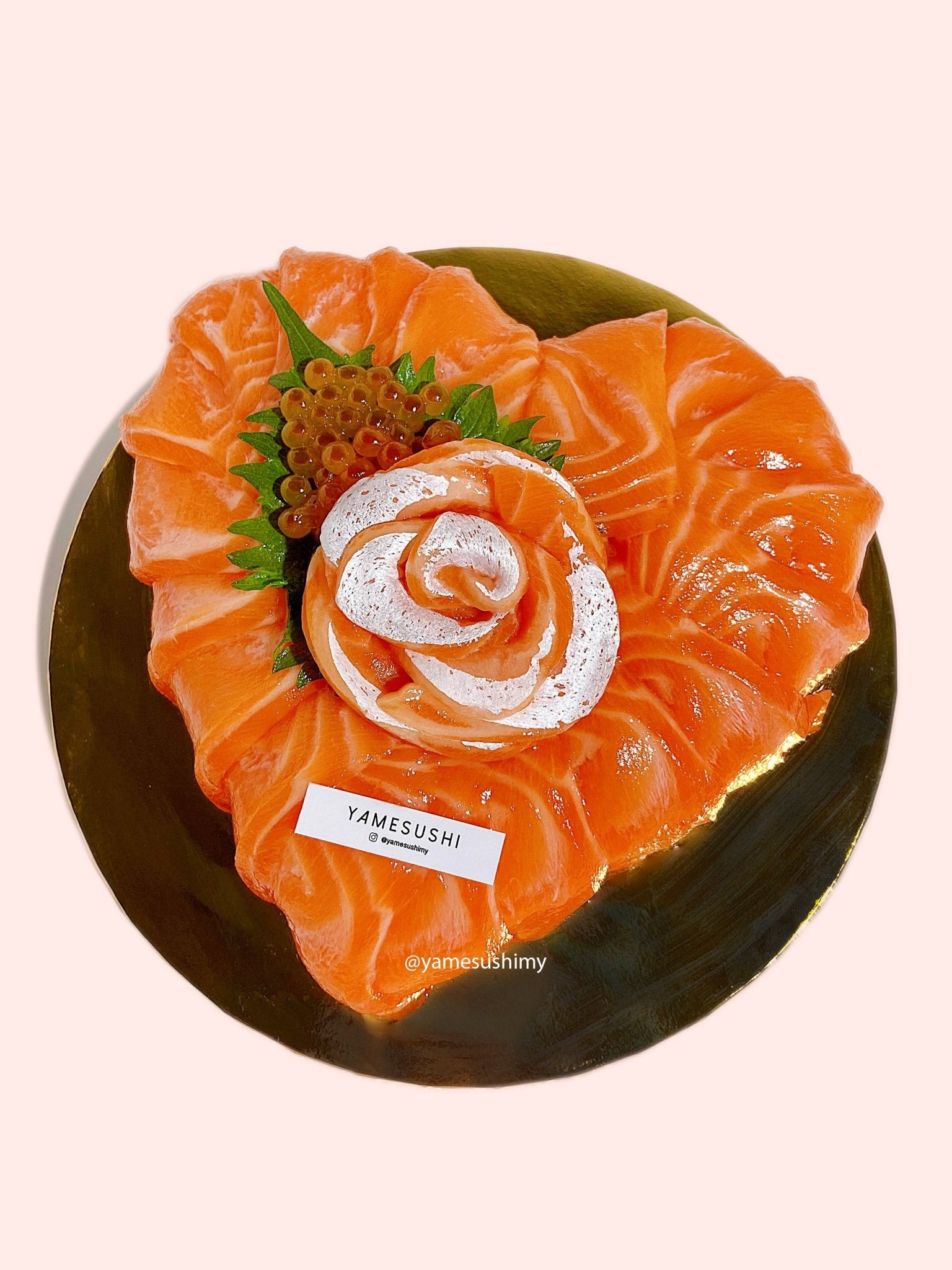 Heart Shaped Salmon Toro Cake - Yamesushi Express Sdn Bhd (1158118A)
