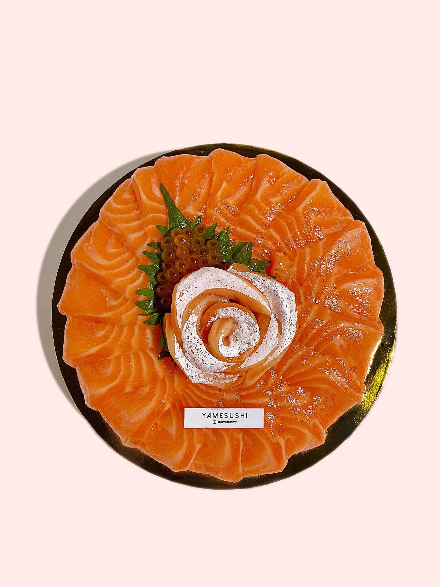 Round Shaped Salmon Toro Cake - Yamesushi Express Sdn Bhd (1158118A)